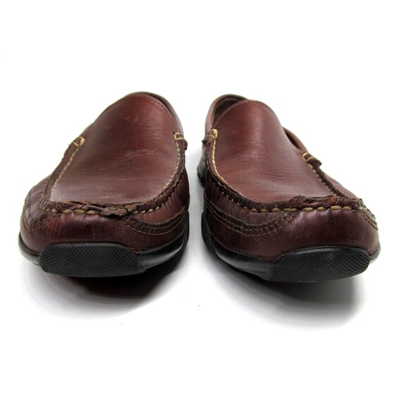 Allen Edmonds Boulder  Brown Leather Moc Toe Loafers Mens Size US 9.5 D main image 4